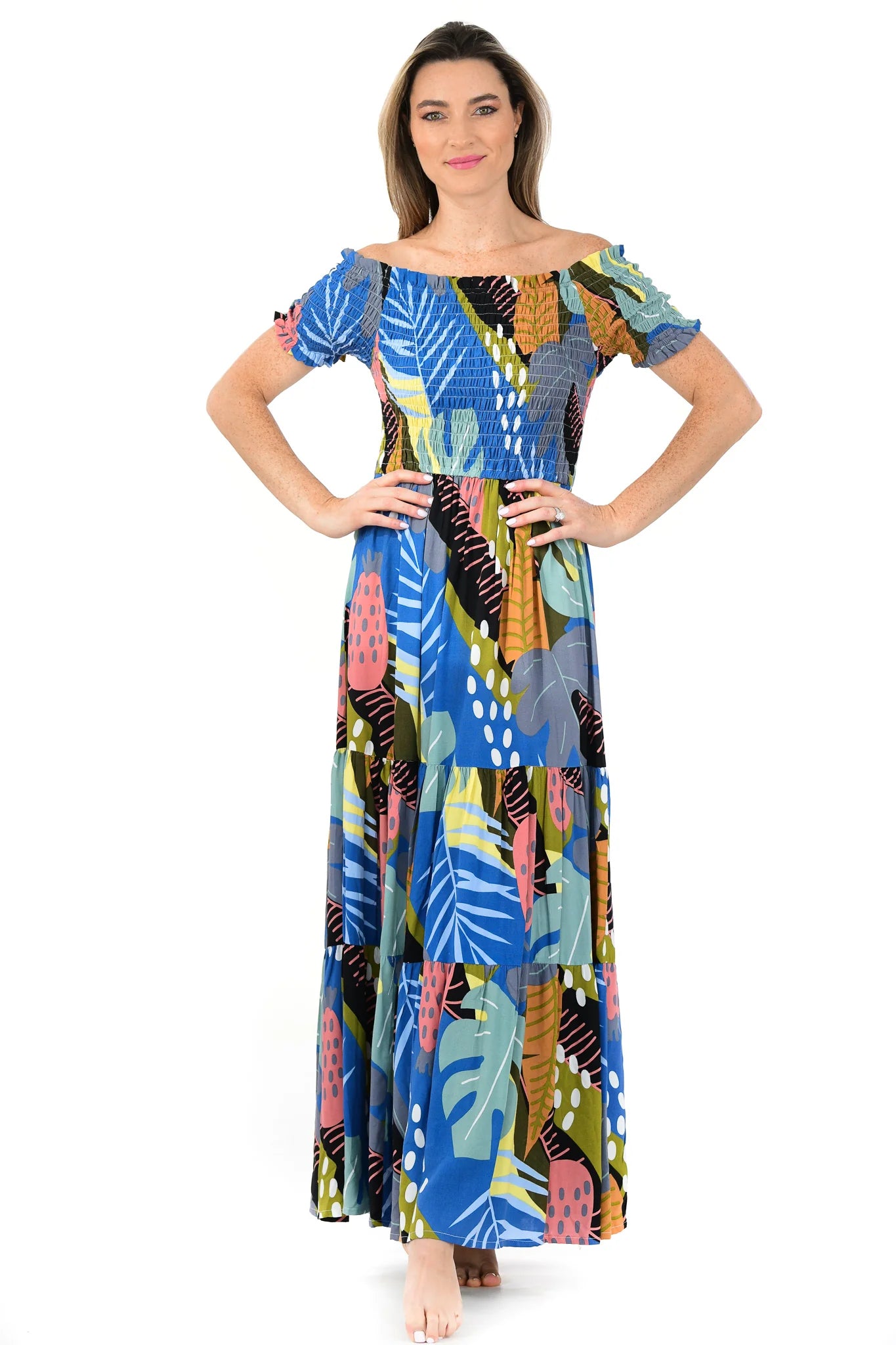 Walker & Wade Mystique Maxi Dress Blue