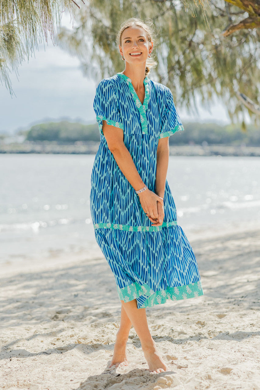 Lula Life Chevron Midi-Ocean