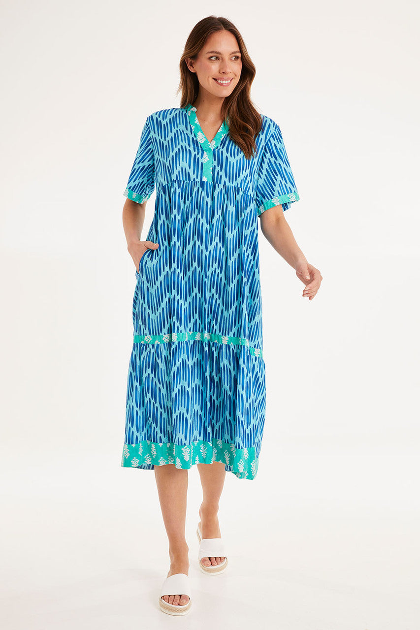 Lula Life Chevron Midi-Ocean