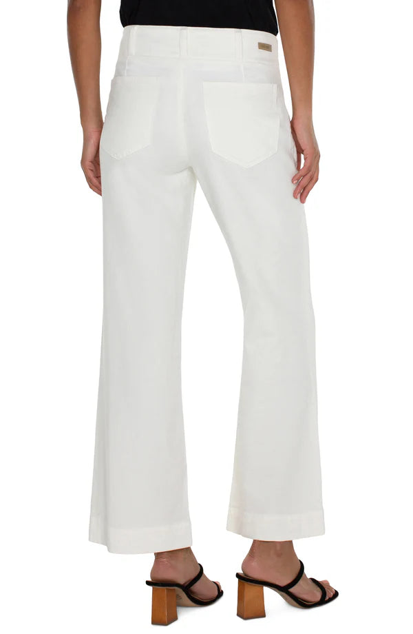 Liverpool Hannah Utility Pant Soft White