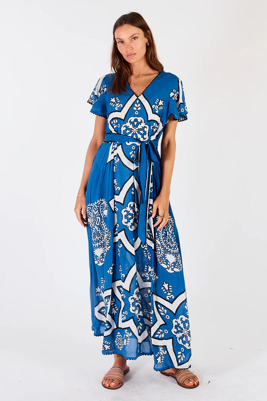 Lula Life Monaco Maxi Dress - Sapphire