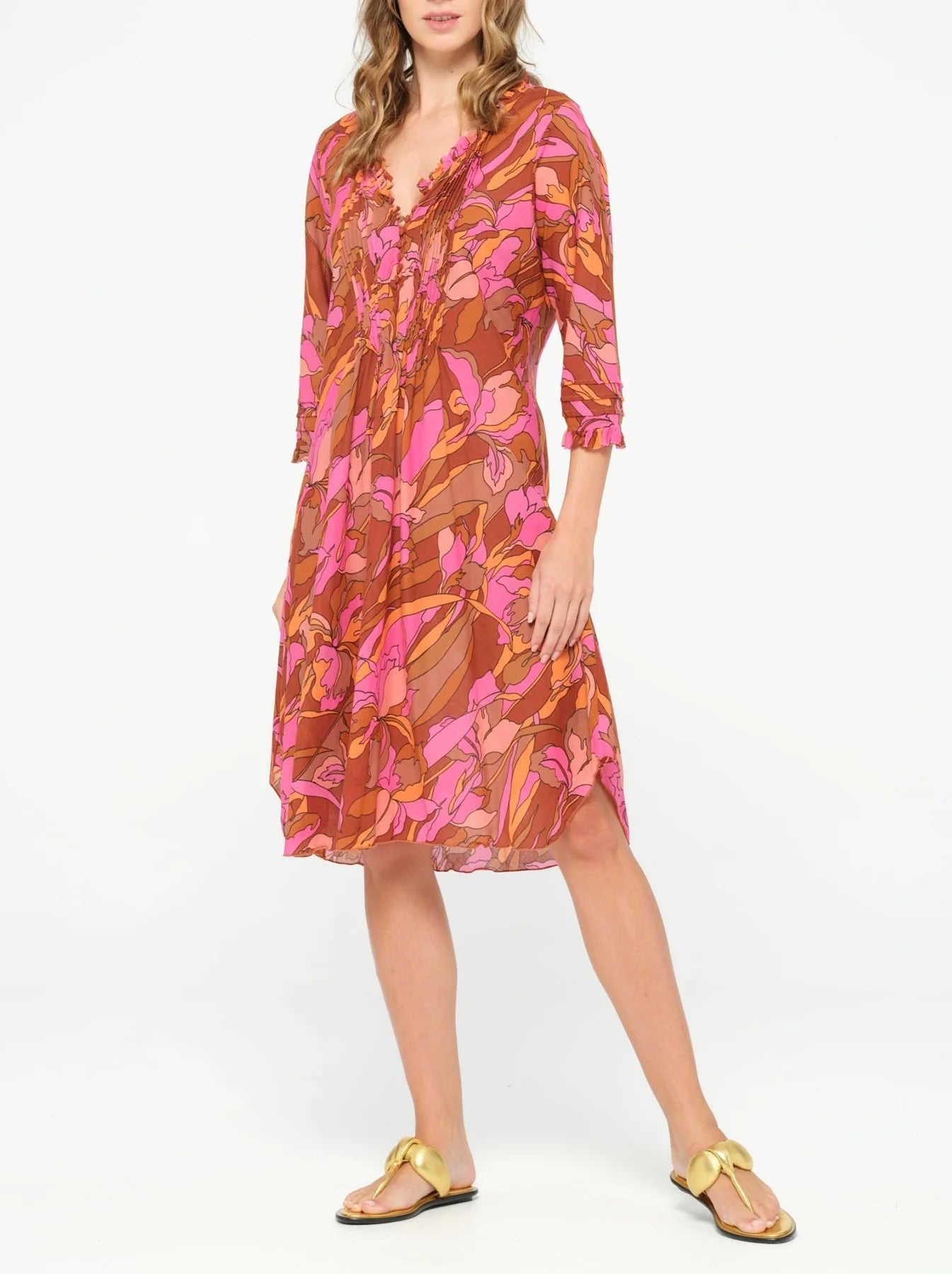 One Season Middy Poppy Dress - Istria Pink