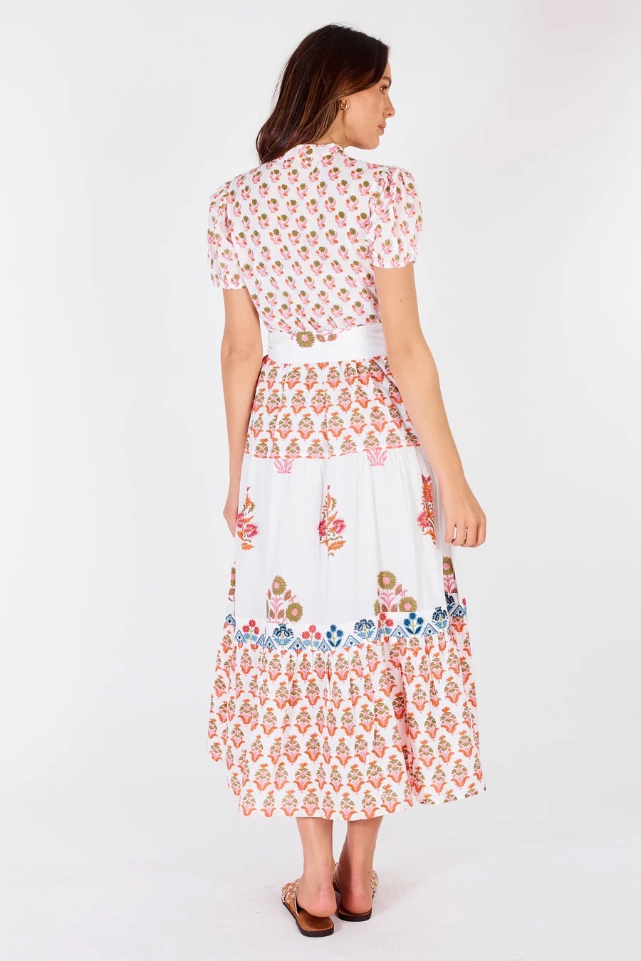 Rubyyaya Rampur Maxi Dress - Red