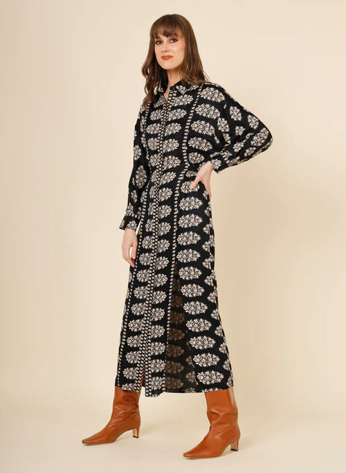 Omika Simone Maxi Dress Obsidian