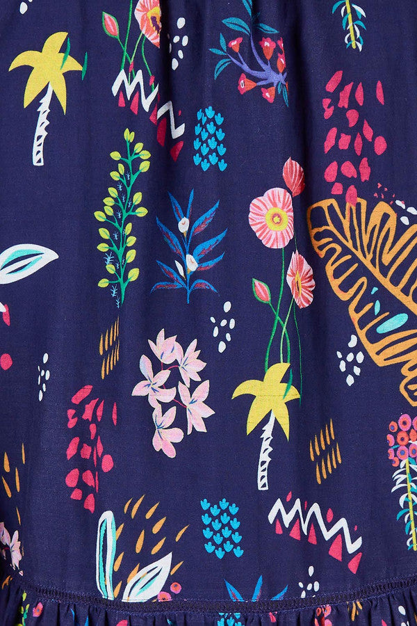 Rubyyaya Barsi Dress - Navy