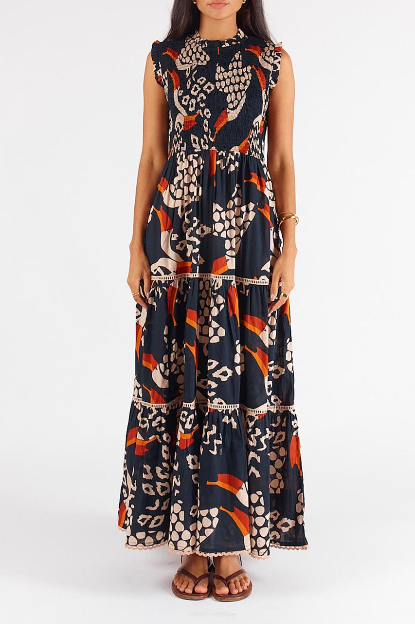 Rubyyaya Toucan Maxi Dress