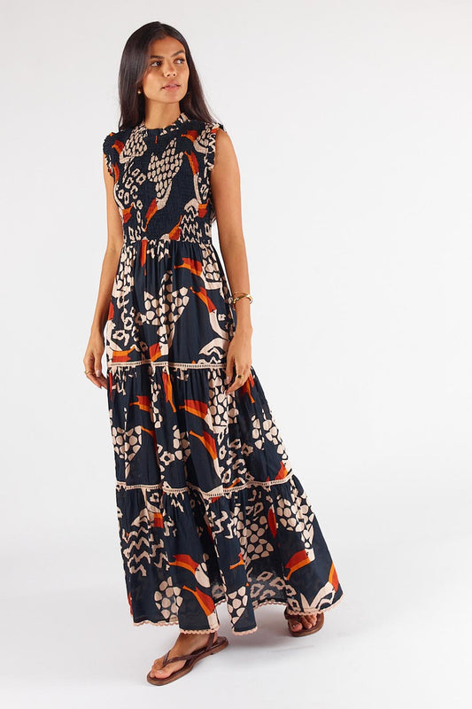 Rubyyaya Toucan Maxi Dress