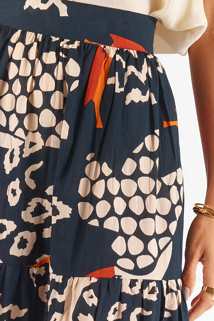 Rubyyaya Toucan Maxi Skirt Multi