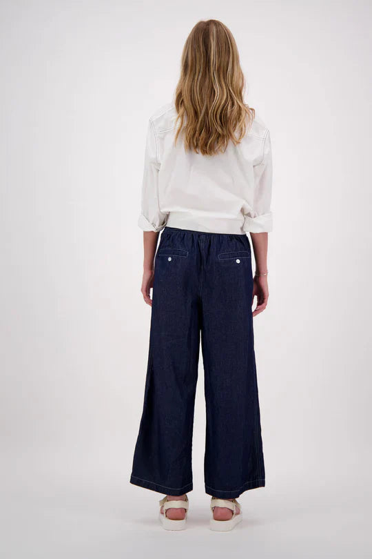 Rubyyaya Pula Linen Pant Denim