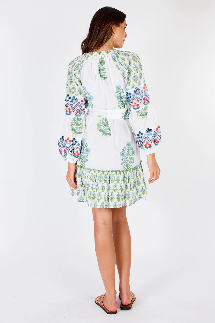 Rubyyaya Rampur Dress - Green