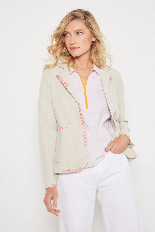Lisa Todd Stitchin' Blazer Almond