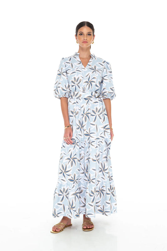 Phie Collective Costa Maxi Dress - Sky Blue