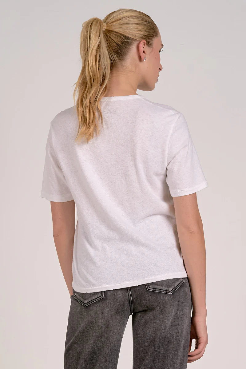 Elan Pocket Love Tee White