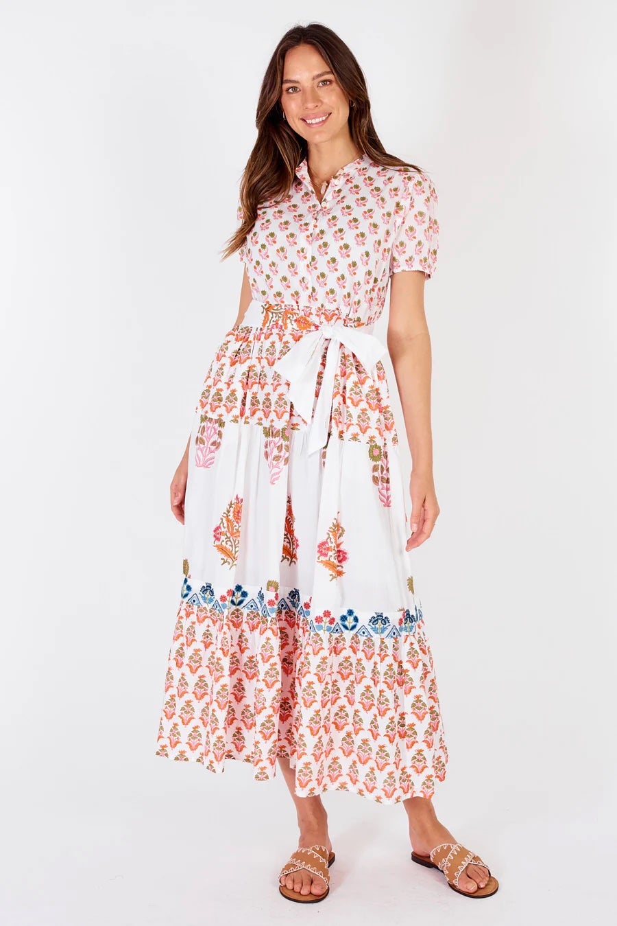 Rubyyaya Rampur Maxi Dress - Red