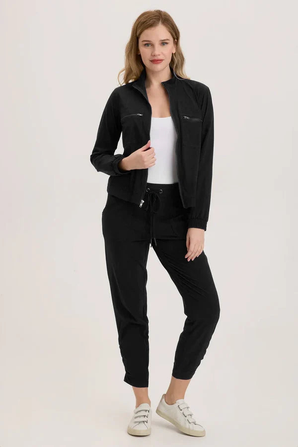 XCVI Active Quinn Bomber Black