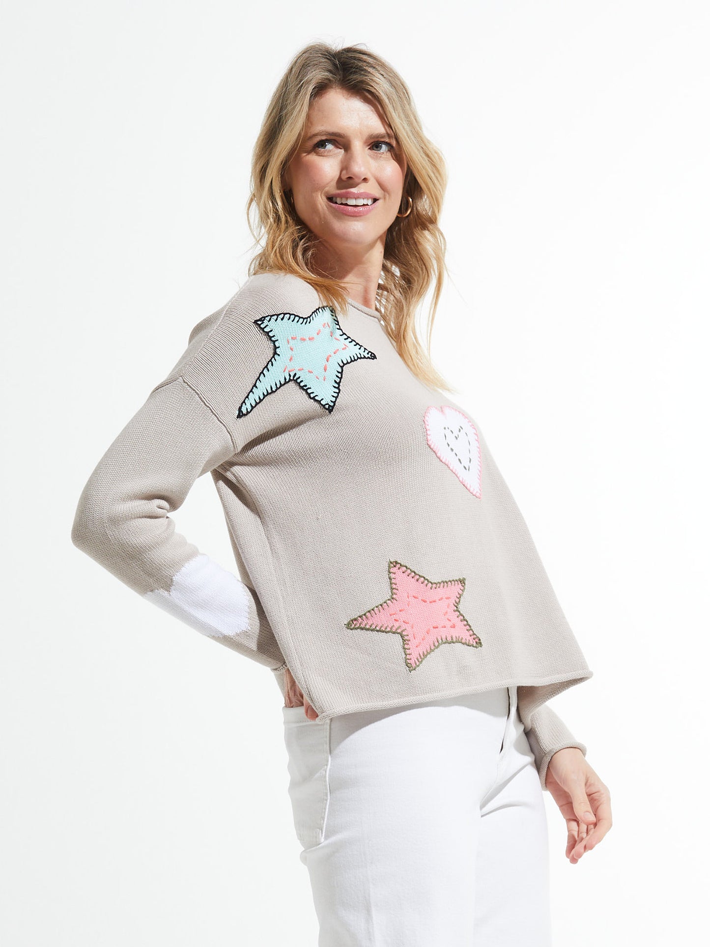 Zaket & Plover To The Moon Sweater Putty ZP7425U