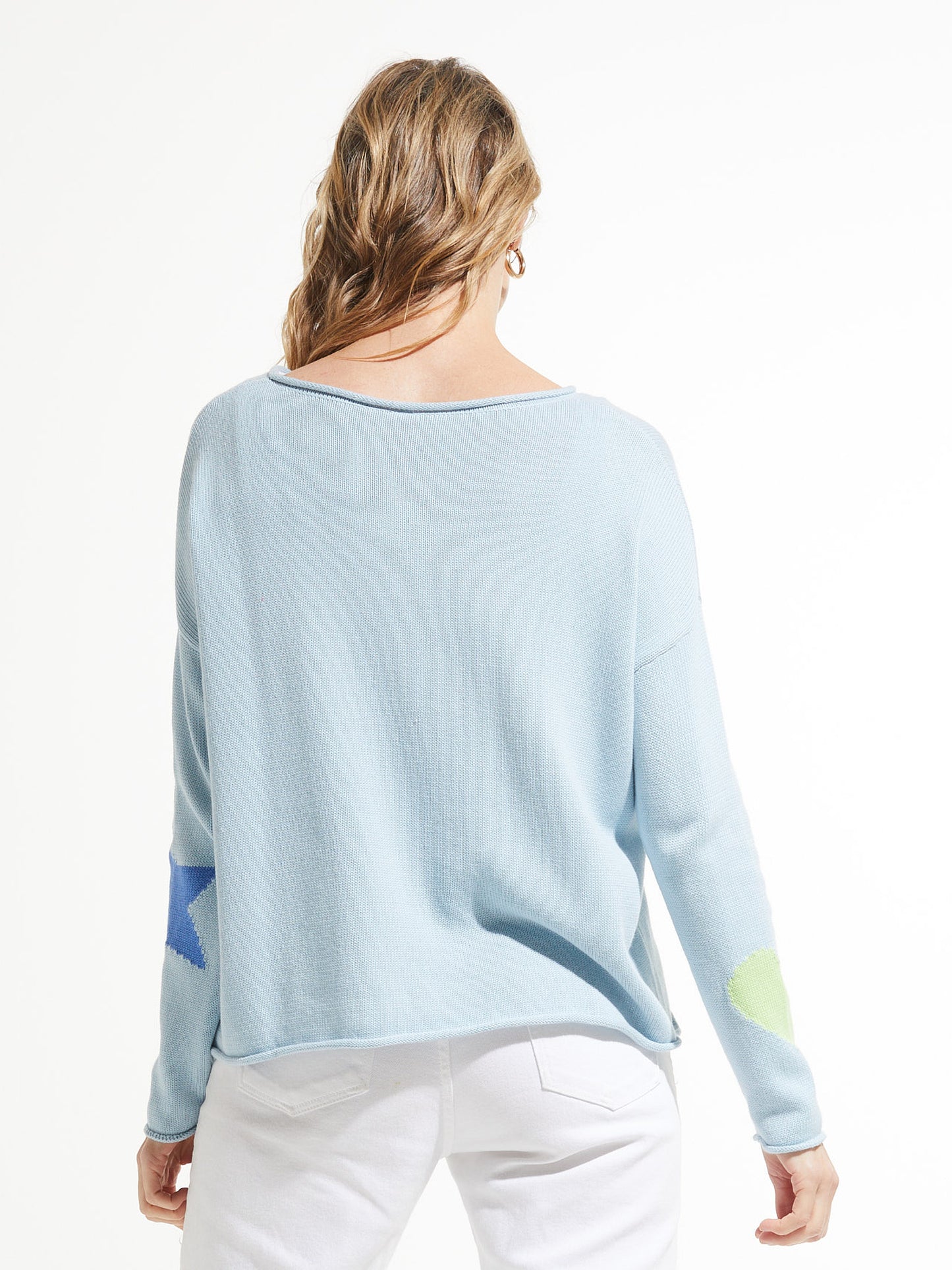 Zaket & Plover To The Moon Sweater Sky ZP7425U