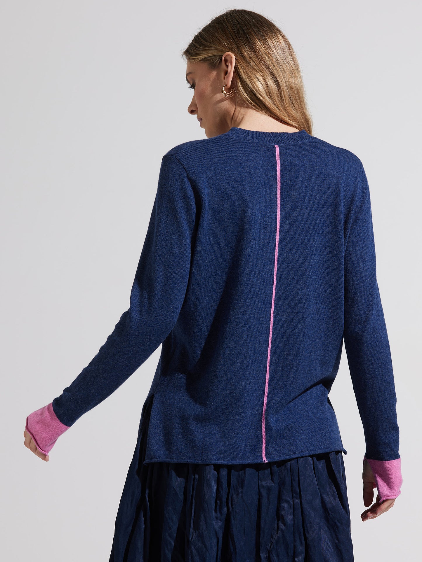 Zaket & Plover Essential Crew Sweater Denim