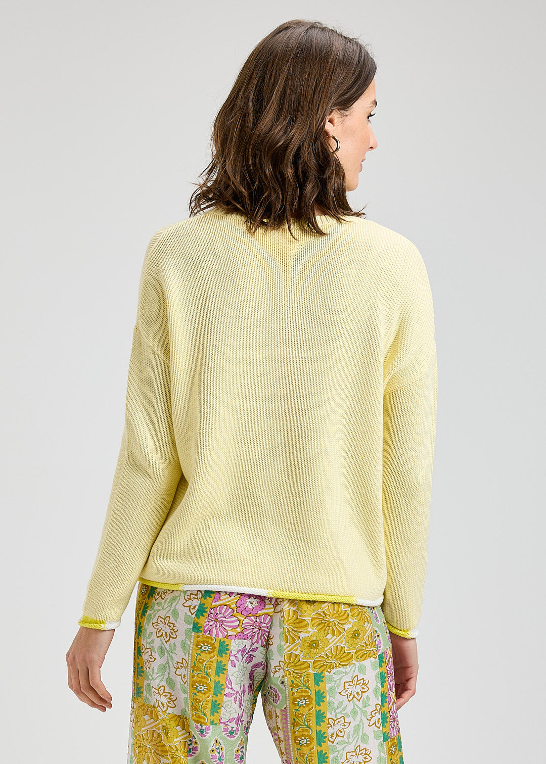 Zaket & Plover Bottom Detail Sweater Butter