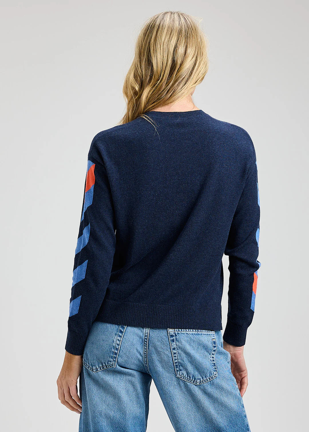 Zaket & Plover Arm Band Sweater Dark Denim
