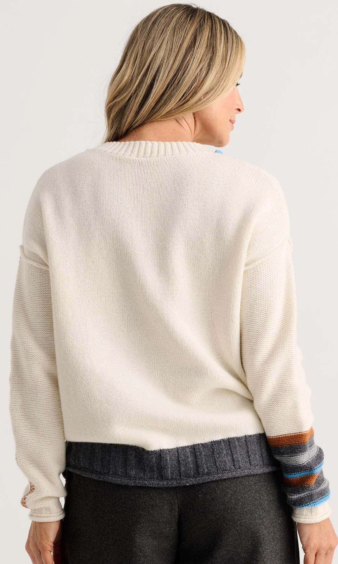 Zaket & Plover Styled Edges Crew Sweater