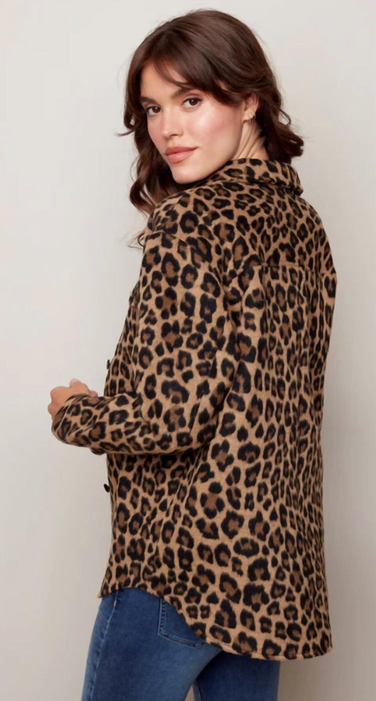 Charlie B Leopard Shacket