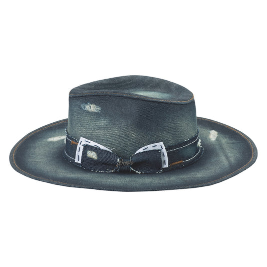 Anaheim City Slicker Hat Denim - Distressed