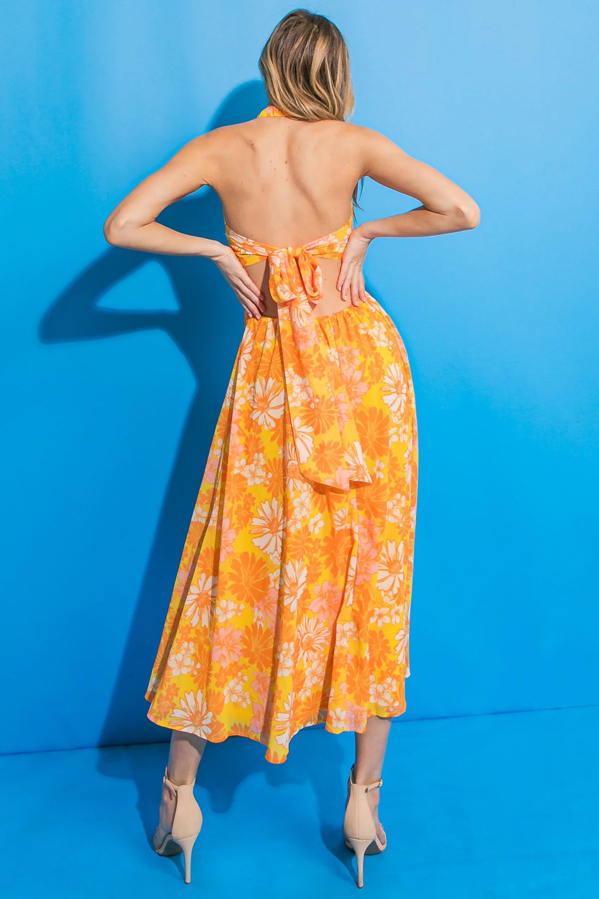 Next Big Move Midi Dress