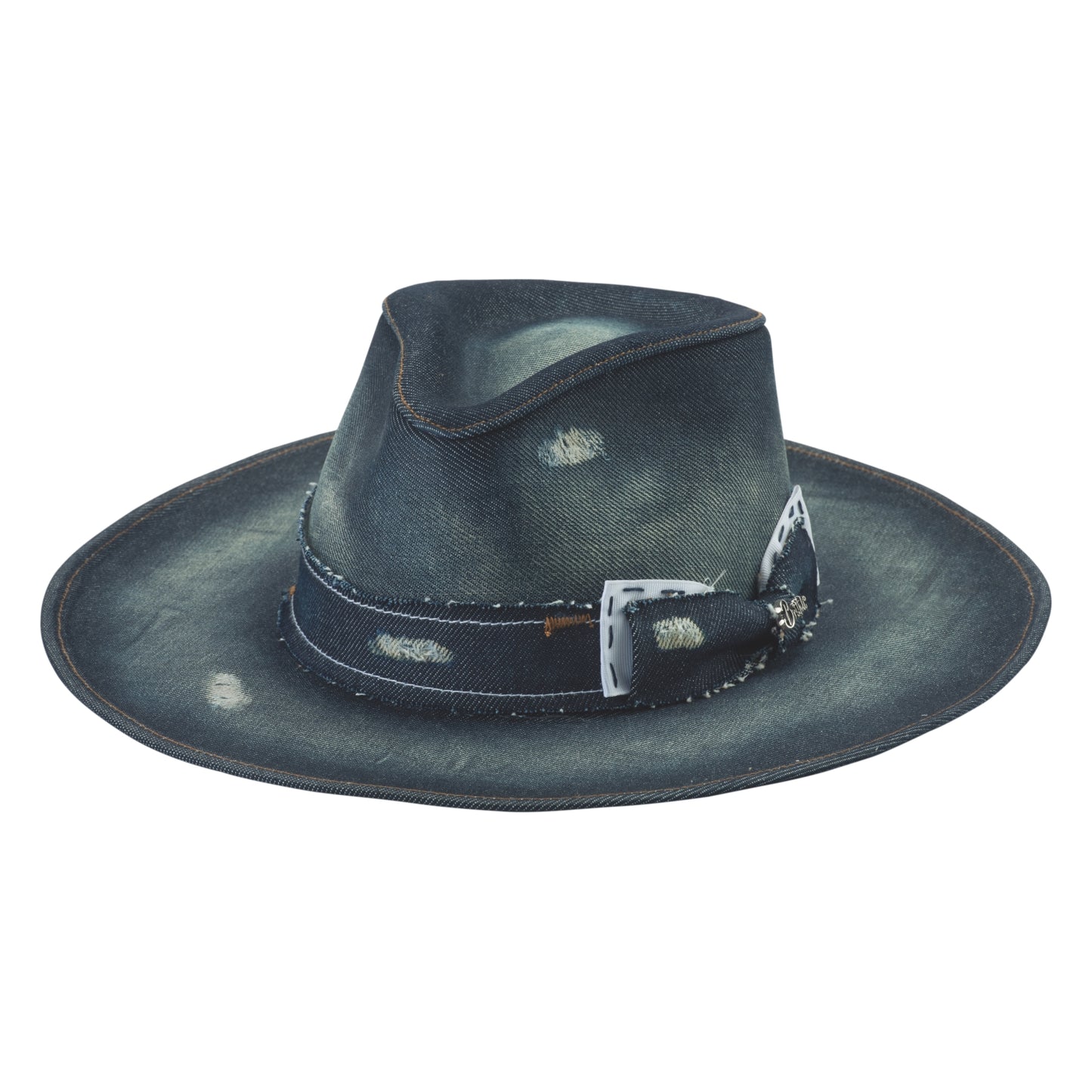 Anaheim City Slicker Hat Denim - Distressed