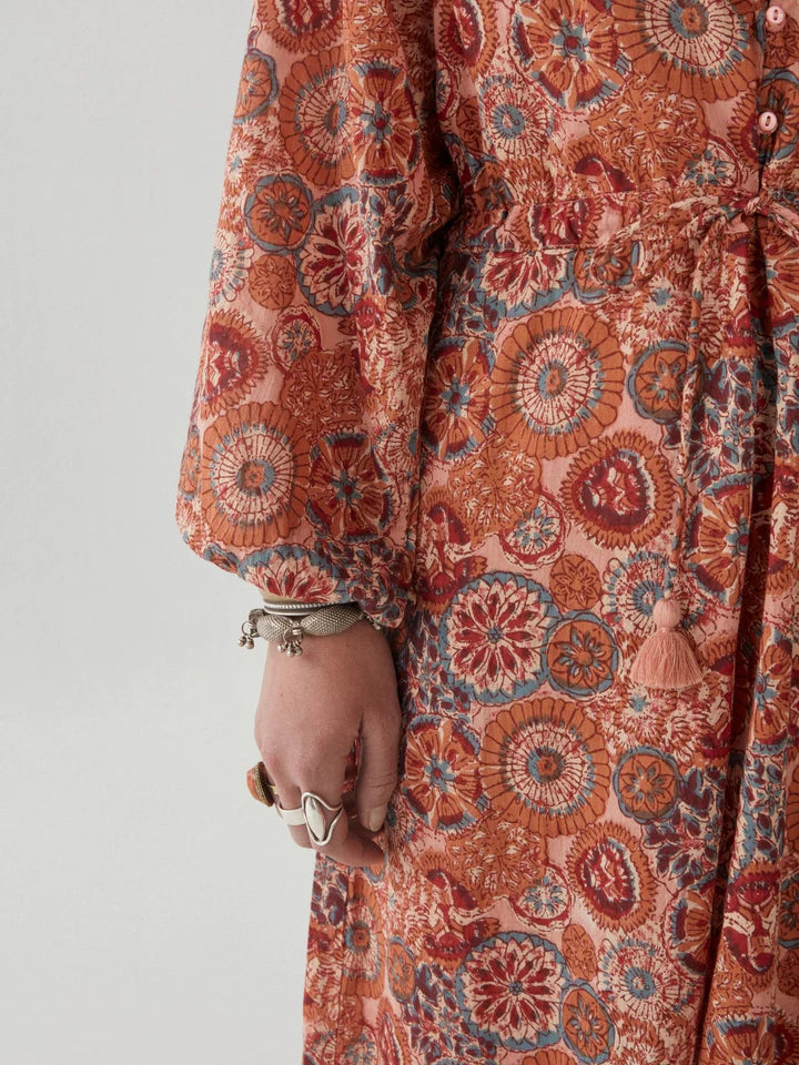 Maison HoteL Kaleidoscope Calista Dress-Rust Petunia