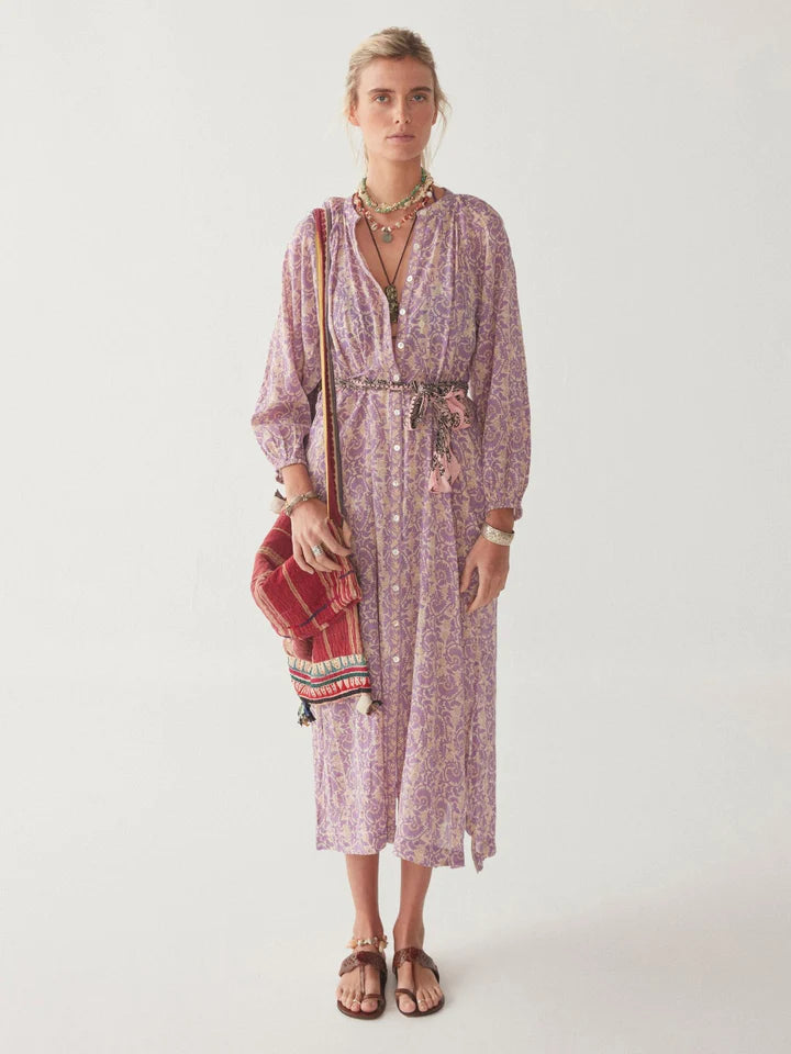 Maison Hotel Verbena Casilda Dress-Purple Rain