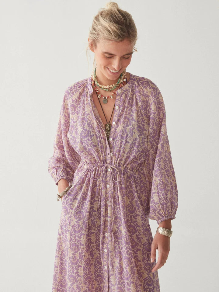 Maison Hotel Verbena Casilda Dress-Purple Rain
