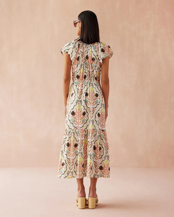 Omika Cora Midi Dress - Kirini Meadow