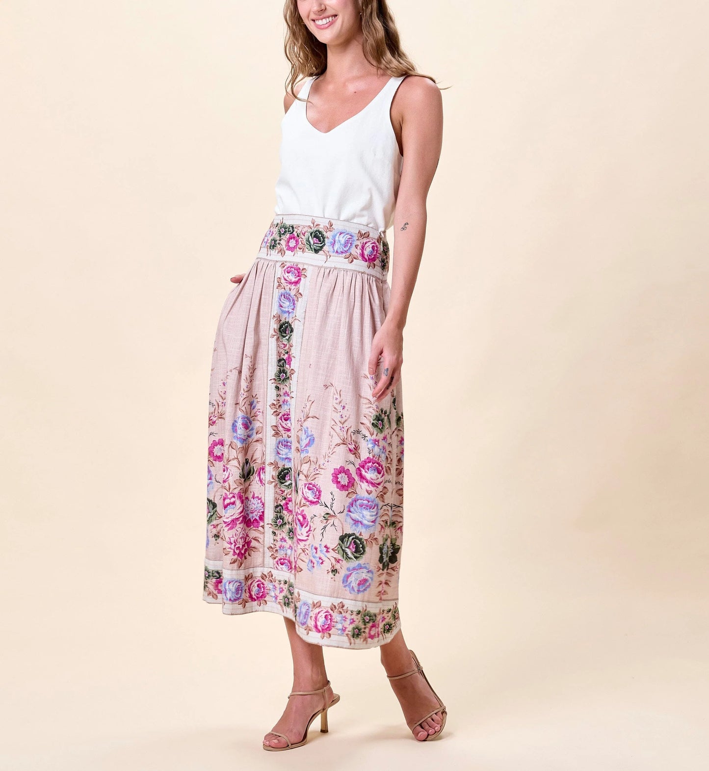 Cleobella Doreen Midi Skirt - Sila