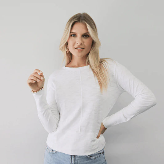 Erin Gray Celia Perfect Length Long Sleeve Tee