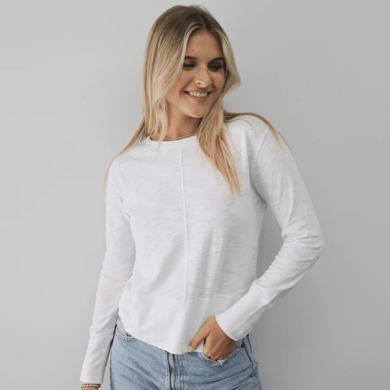 Erin Gray Celia Perfect Length Long Sleeve Tee