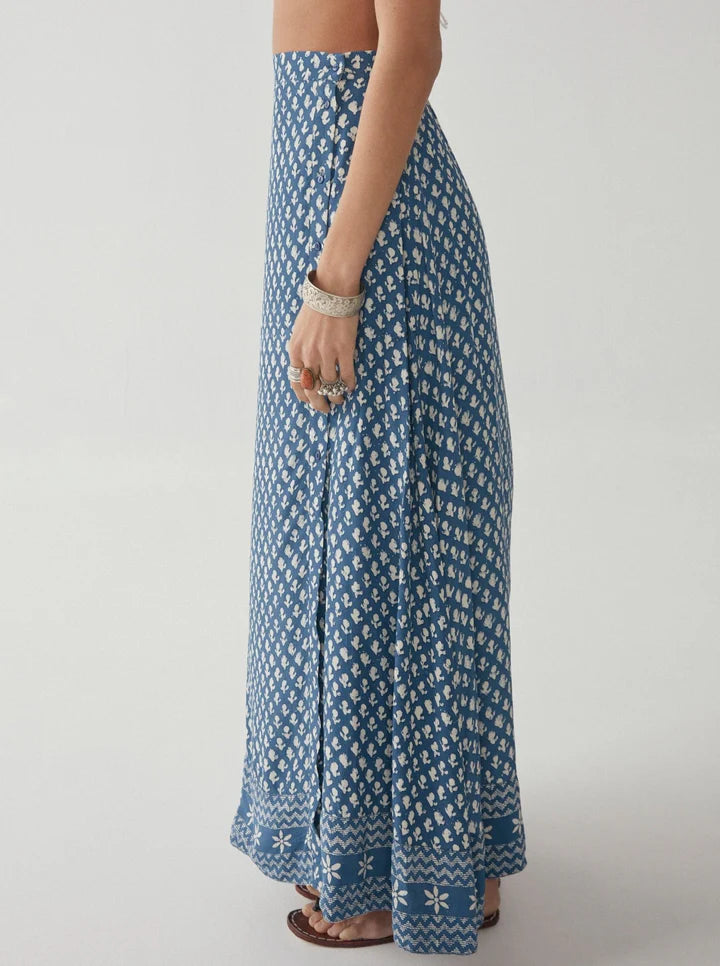 Maison Hotel Fabia Skirt - Blue Simone