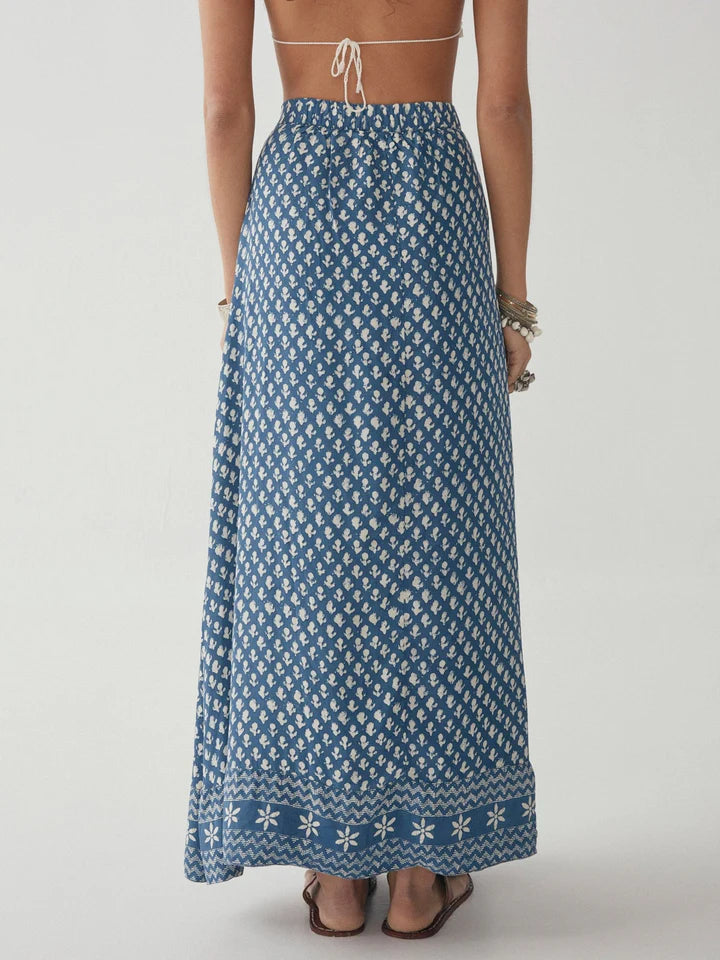 Maison Hotel Fabia Skirt - Blue Simone