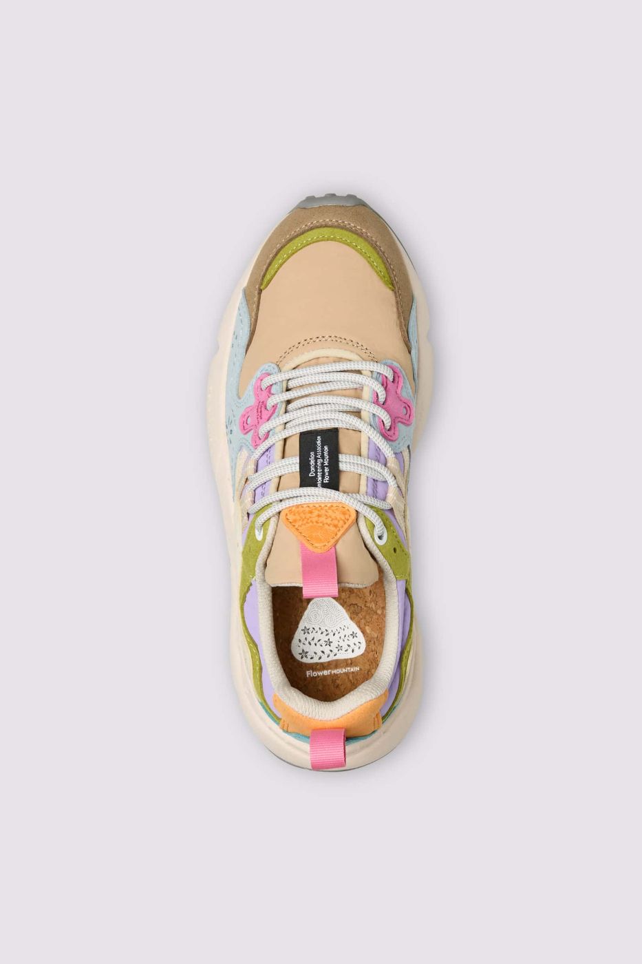 Flower Mountain Yamano 3 Kaiso Sneaker Beige - Light Blue