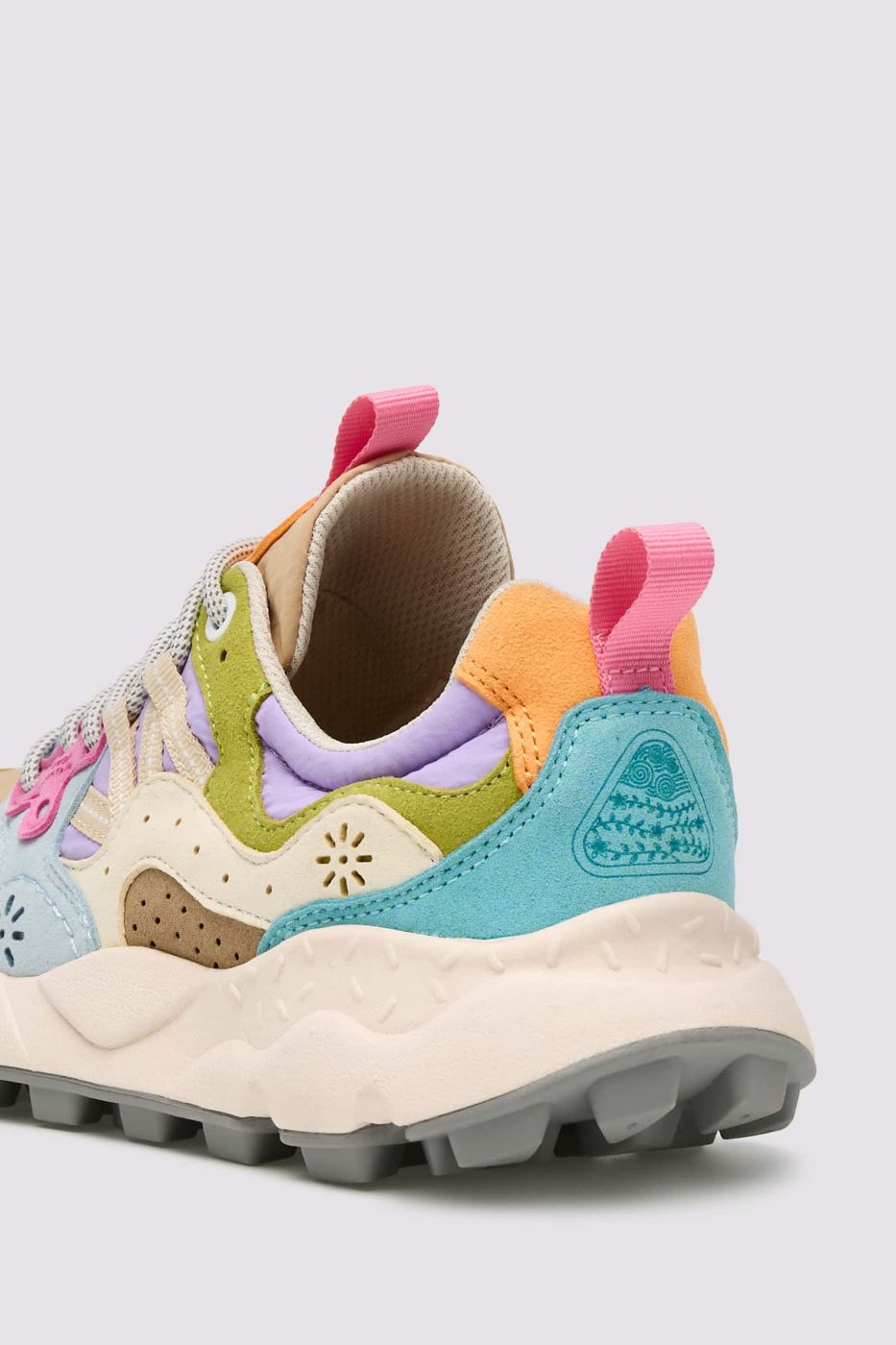 Flower Mountain Yamano 3 Kaiso Sneaker Beige - Light Blue