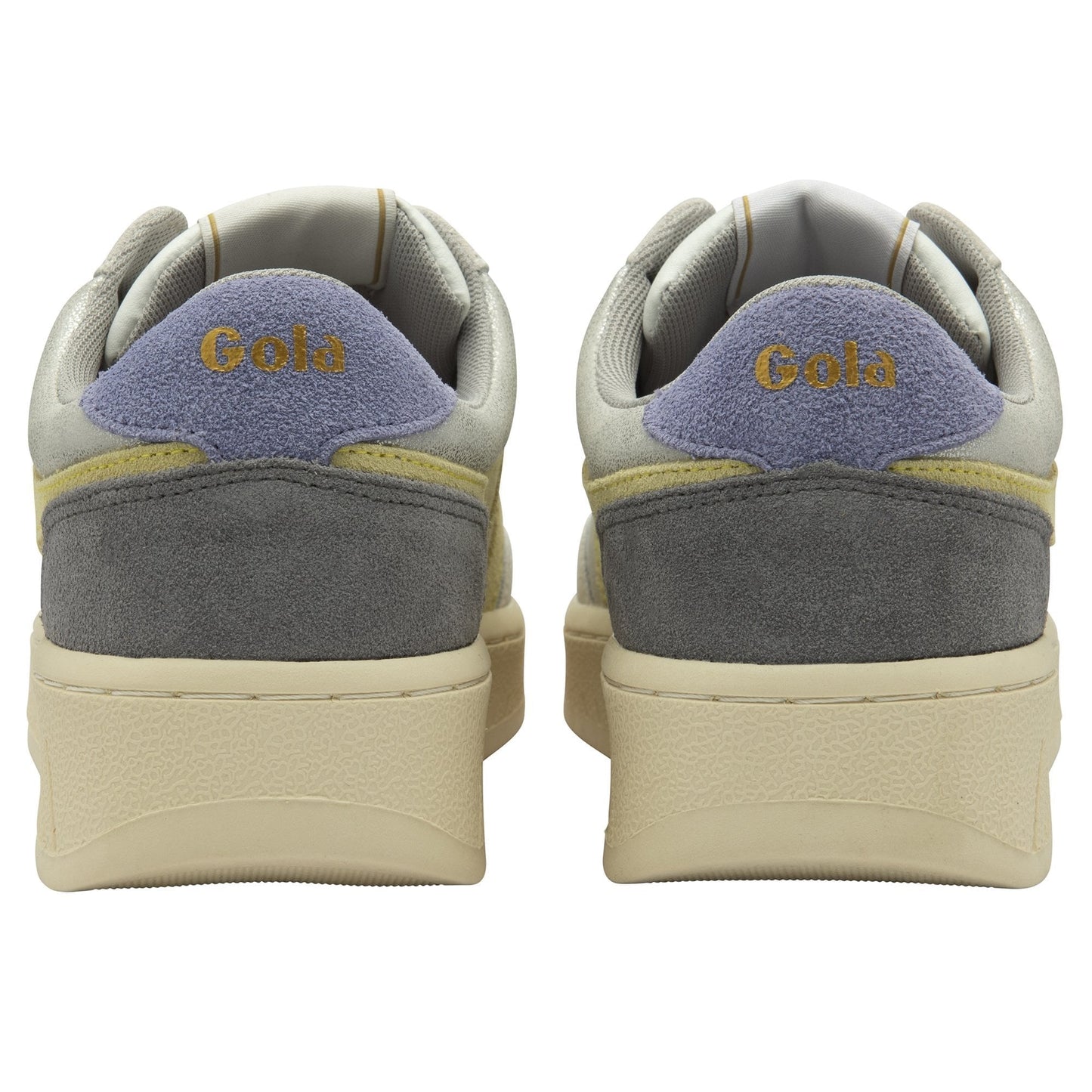 Gola Superslam Blaze Low Top-Silver/Lemon/Lavender