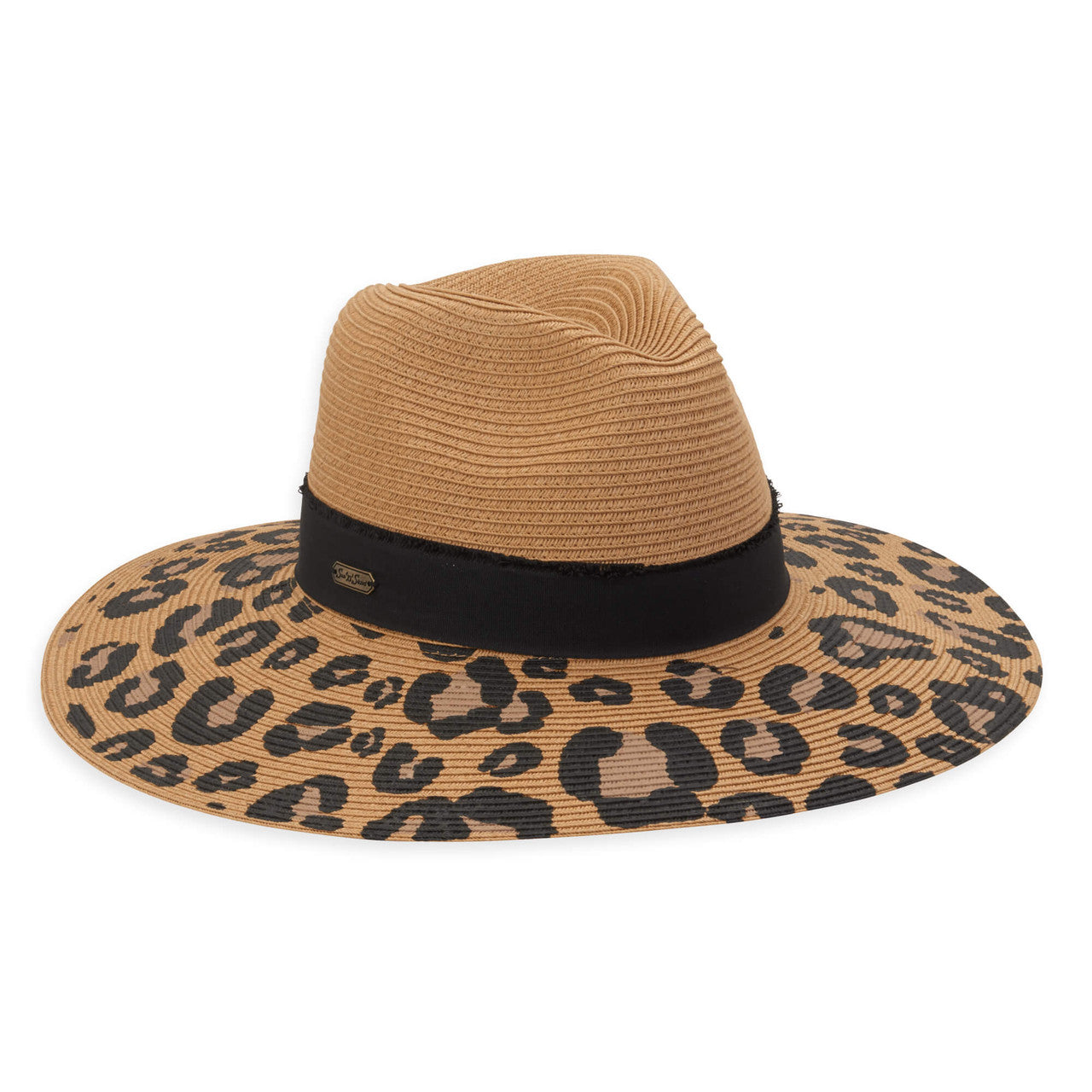 Animal Print Safari Paper Straw Hat