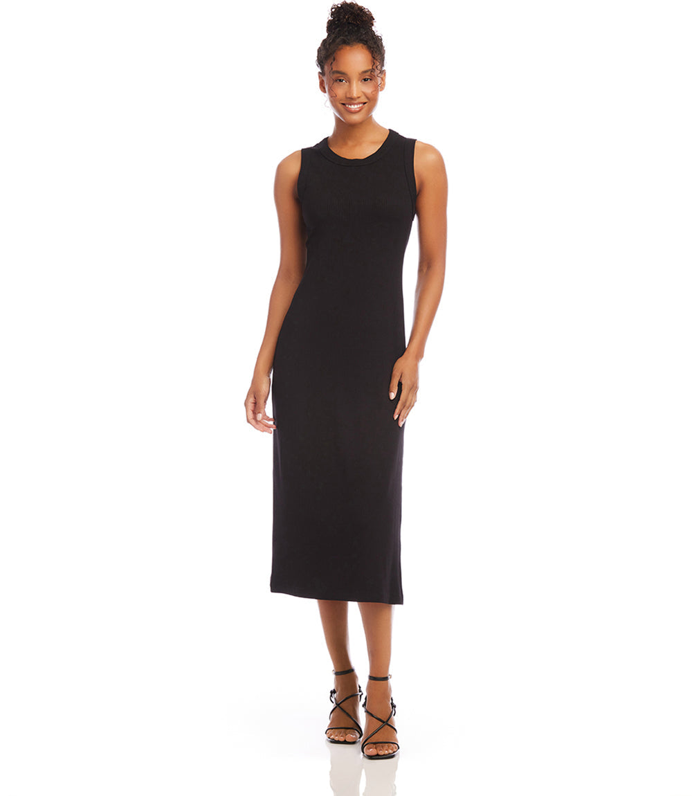 Karen Kane Column Midi Dress-Black