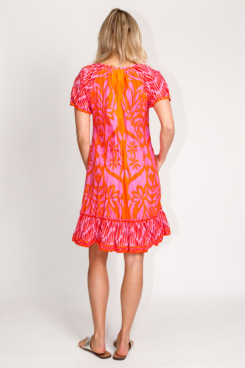Lula Life Sorrento Shirred Dress