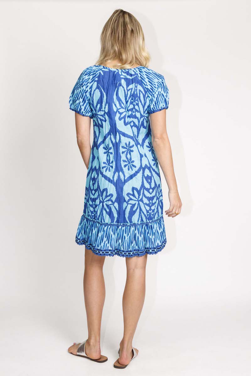 Lula Life Sorrento Shirred Dress