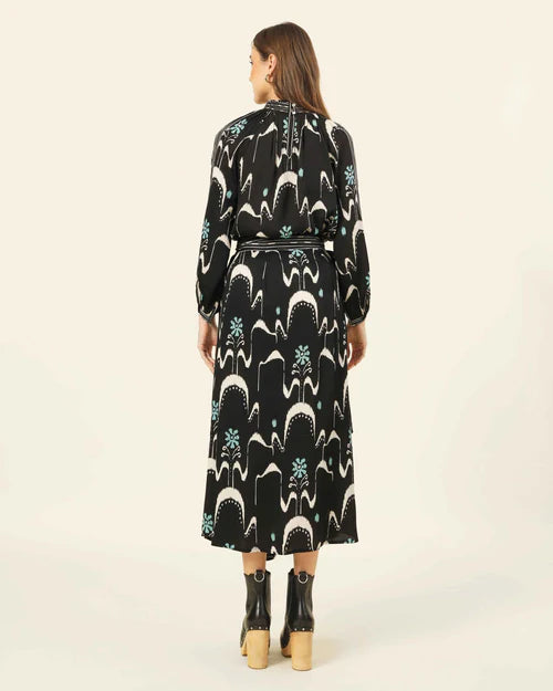 Omika Nalini Wrap Skirt Samira Smokestack