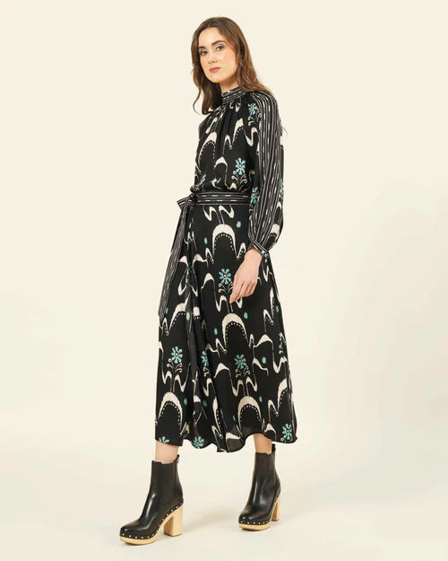Omika Nalini Wrap Skirt Samira Smokestack