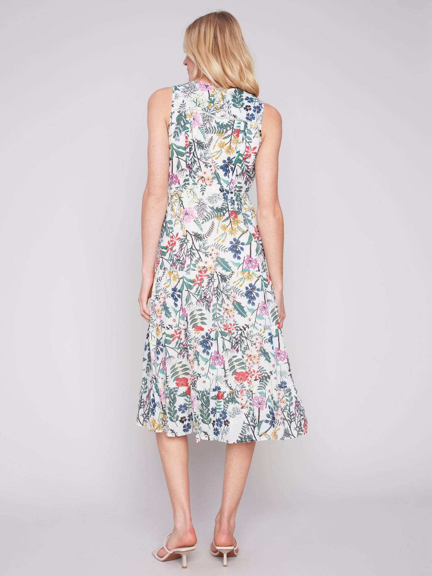 Charlie B Ruffle Maxi Dress - Floral