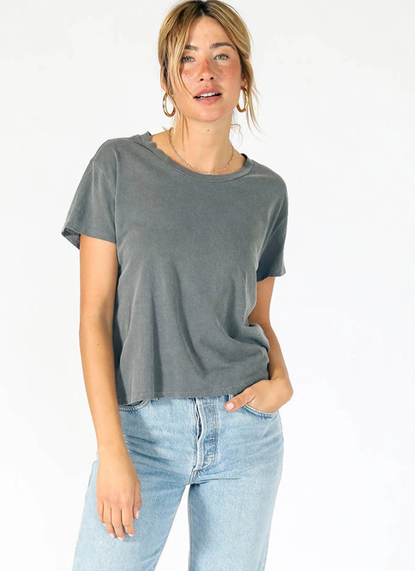 Perfect White Tee Harley Boxy