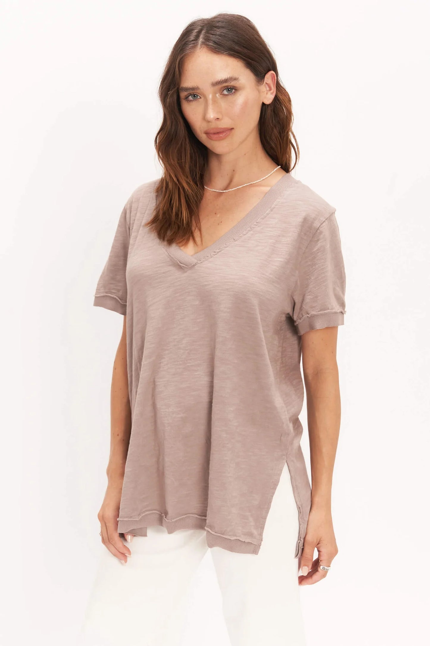 Project Social Knock Out V Neck Tee
